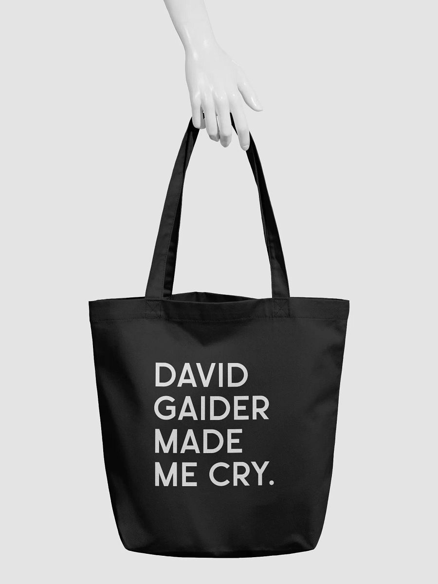 David Gaider Made Me Cry Tote (Black) product image (3)