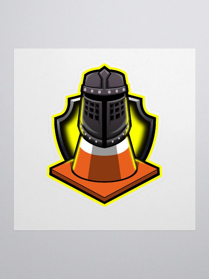 Yellow Helmet Sticker product image (1)
