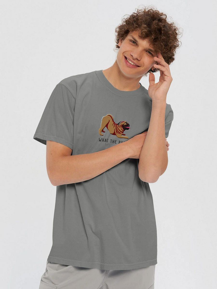 What the Pug T-Shirt(Embroidered) of a Pug product image (8)