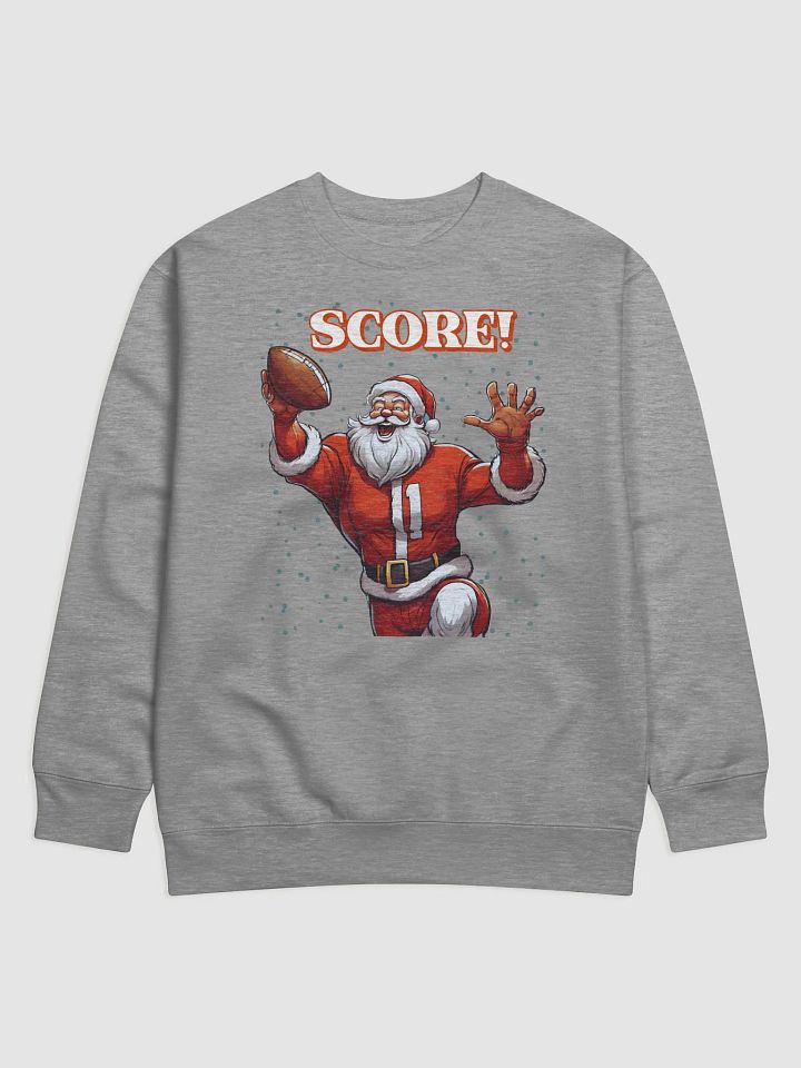Football Playing Santa Claus Sweatshirt product image (5)