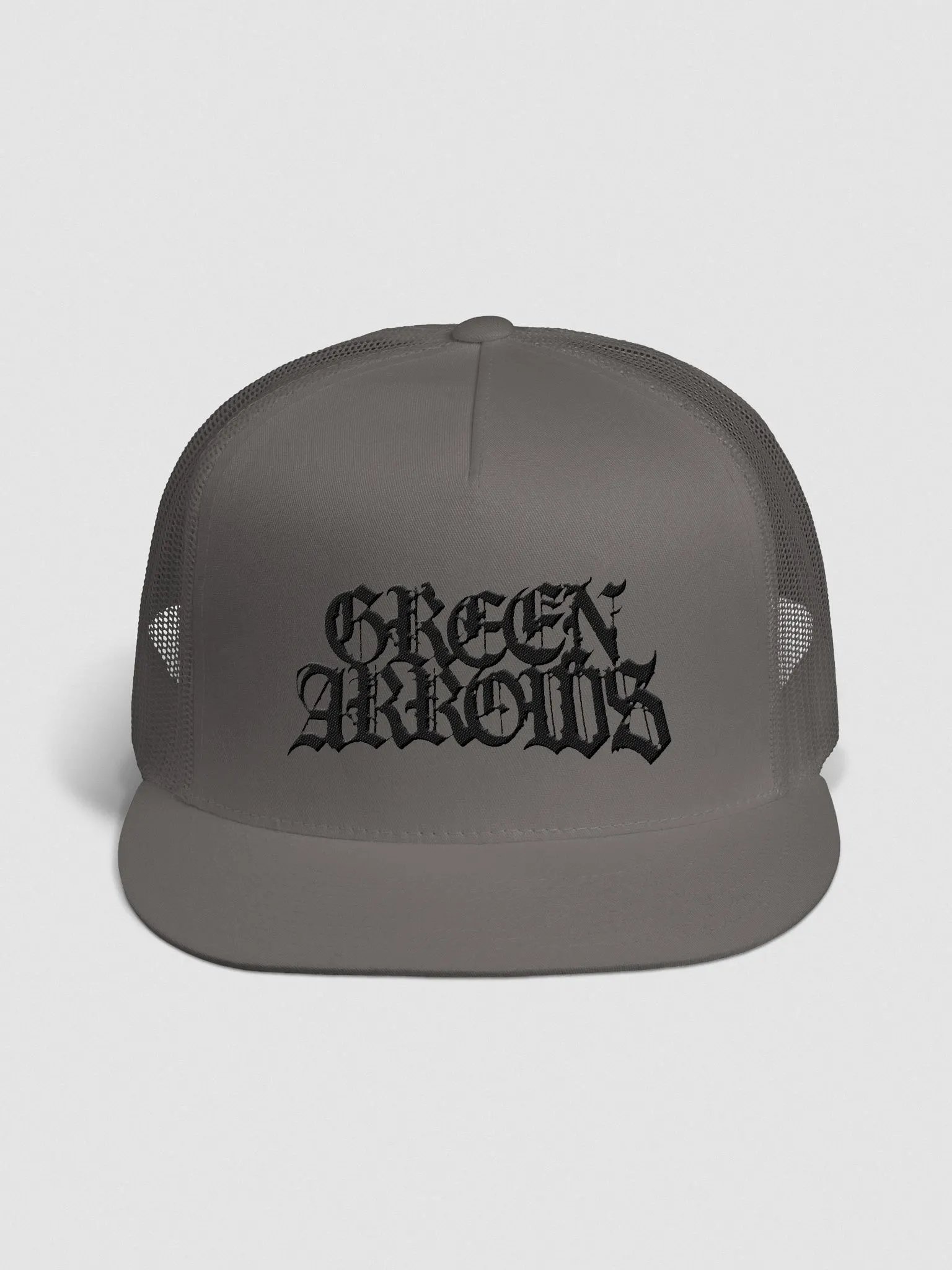 Green Arrows trucker cap - black script product image (1)
