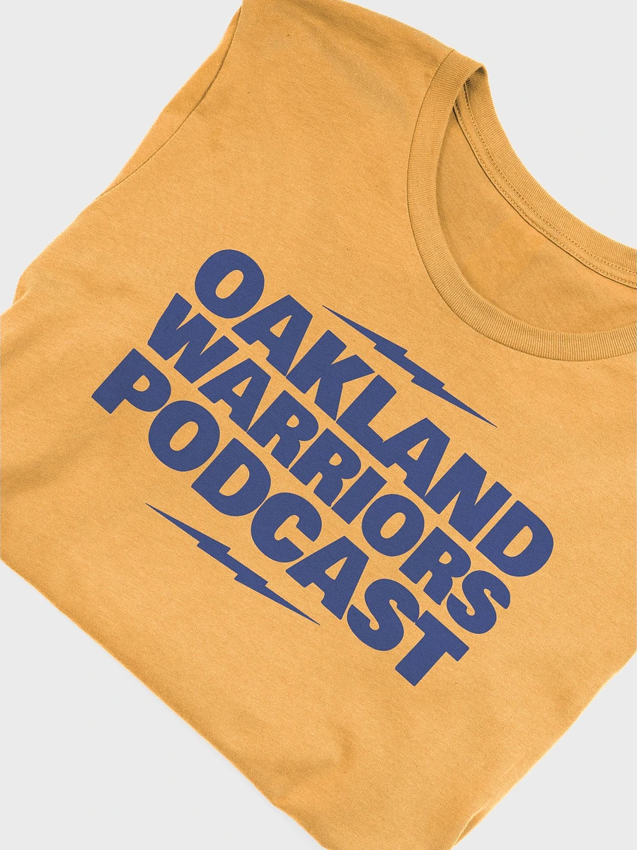 Oakland Warriors Podcast Logo T-Shirt - Gold product image (5)