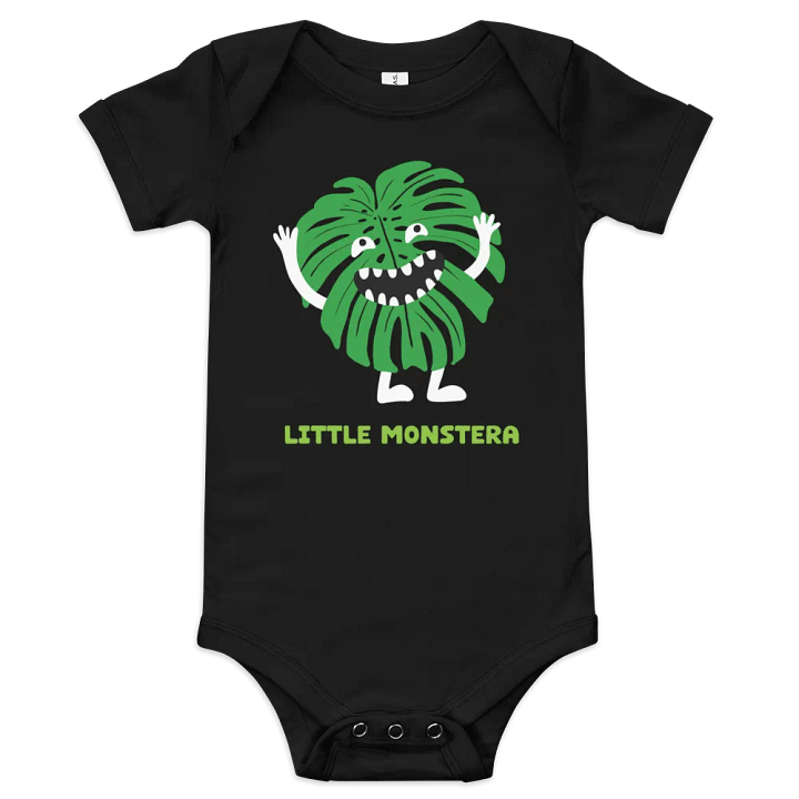 LITTLE MONSTERA onesie (3-24 months) product image (1)