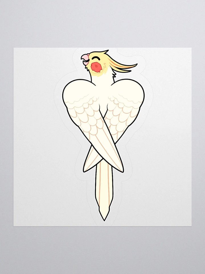 PRETTY BIRD STICKER (Yellow) product image (2)
