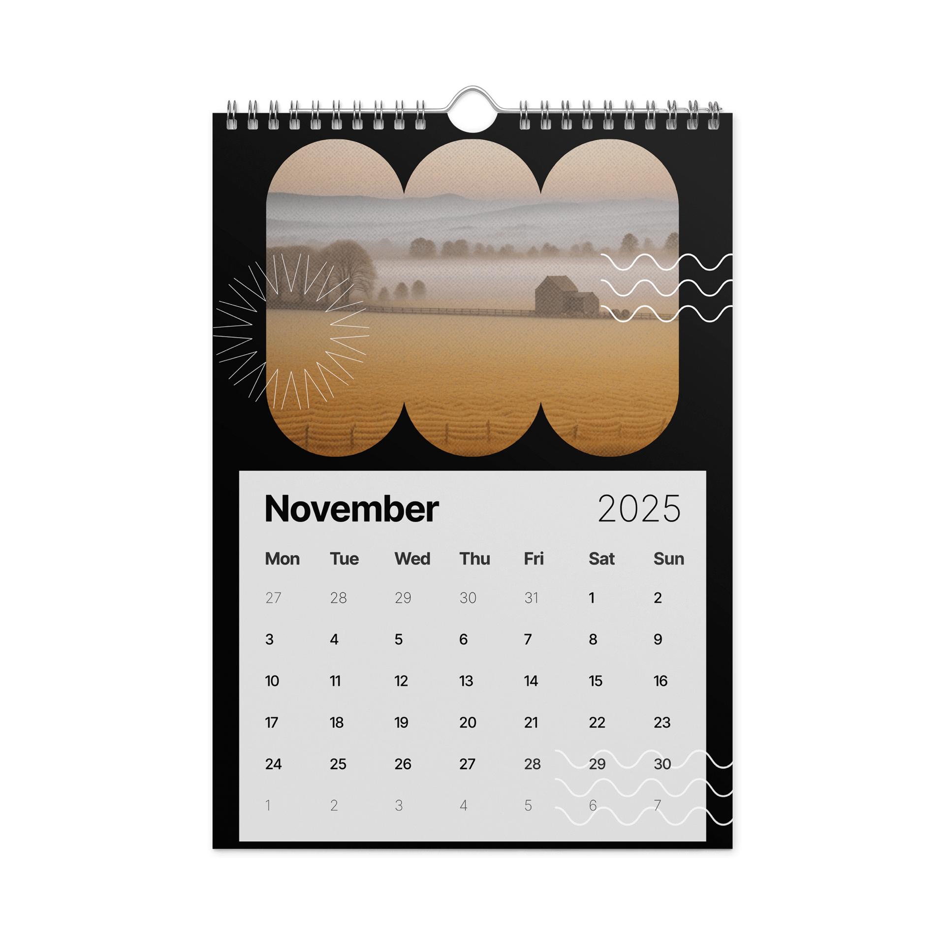 SEASONAL NATURE WALL CALENDAR 2026 product image (11)