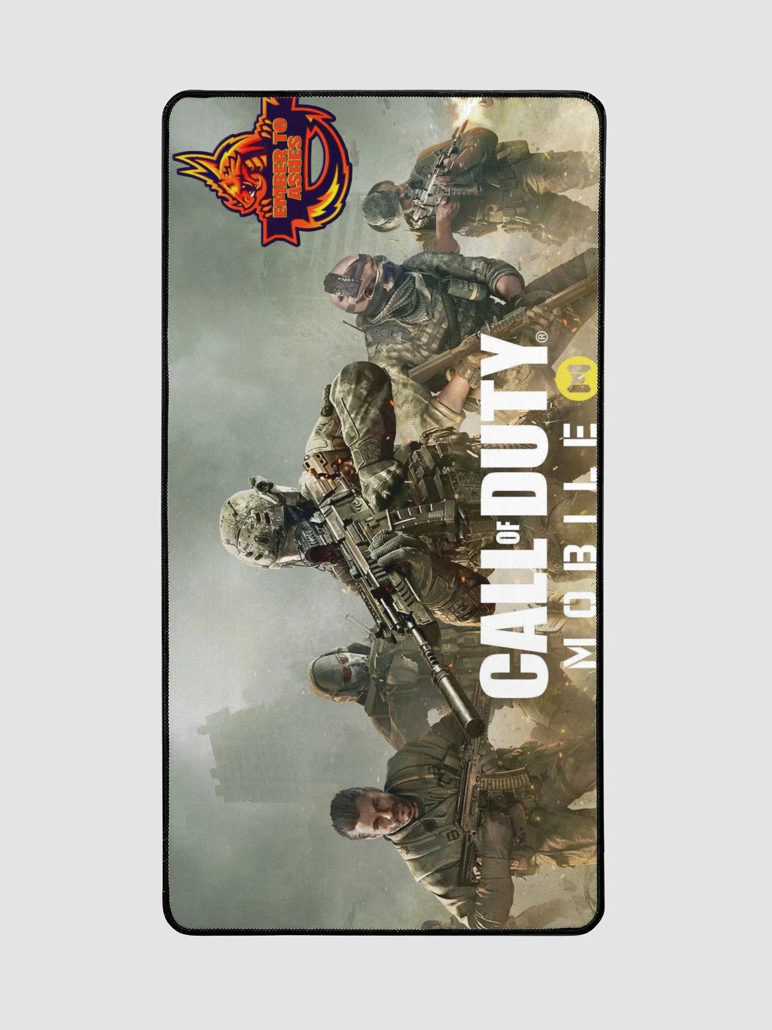 Call of Duty Mobile with Ember To Ashes Authentic Logo Desk Mat product image (2)