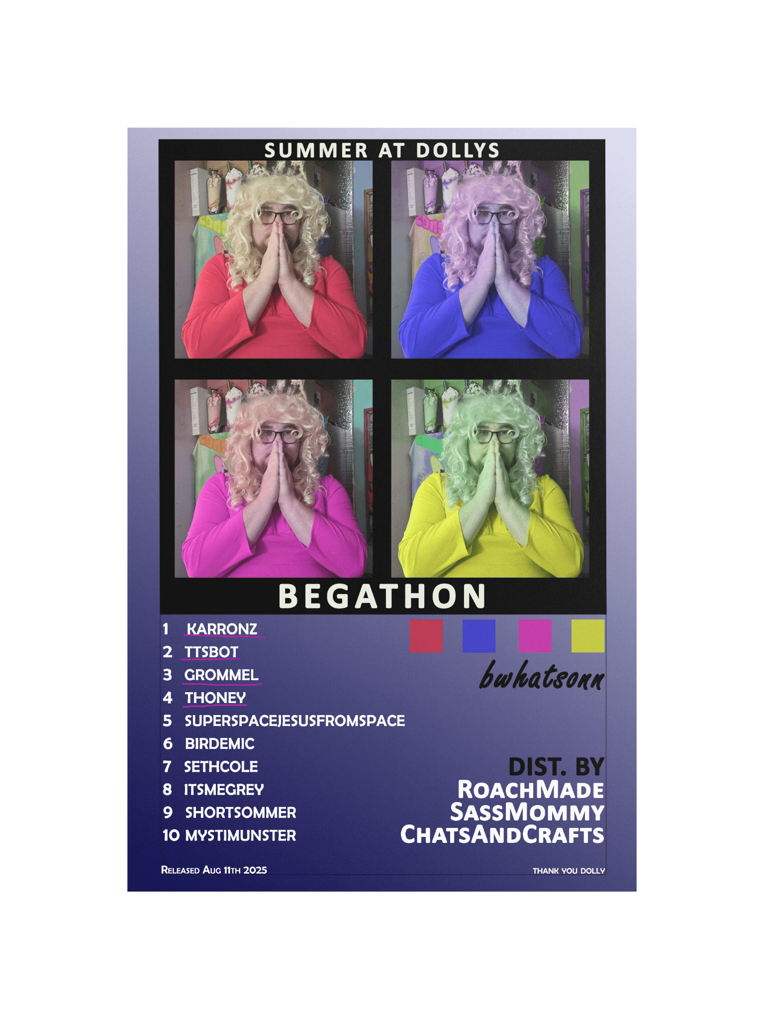 Begathon 2025 Memorial Poster product image (7)