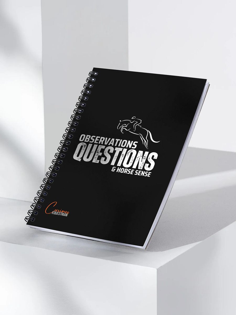 Curious Equestrian Notebook: Observations and Horse Sense product image (3)