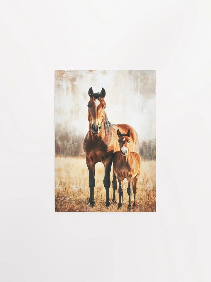 Tender Moments - Rustic Farmhouse Mother & Foal Art product image (7)
