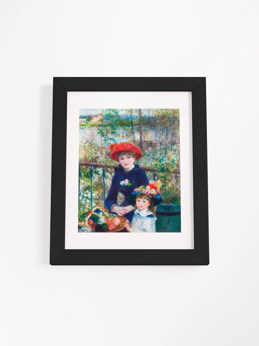 'Two Sisters on the Terrace'- Framed Matte Poster product image (3)