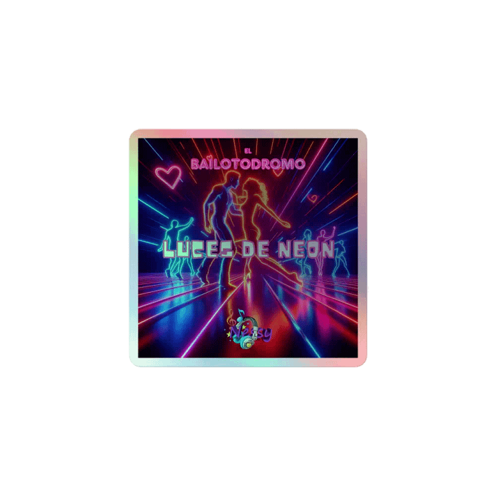 Sticker holográfico Luces de Neon product image (1)
