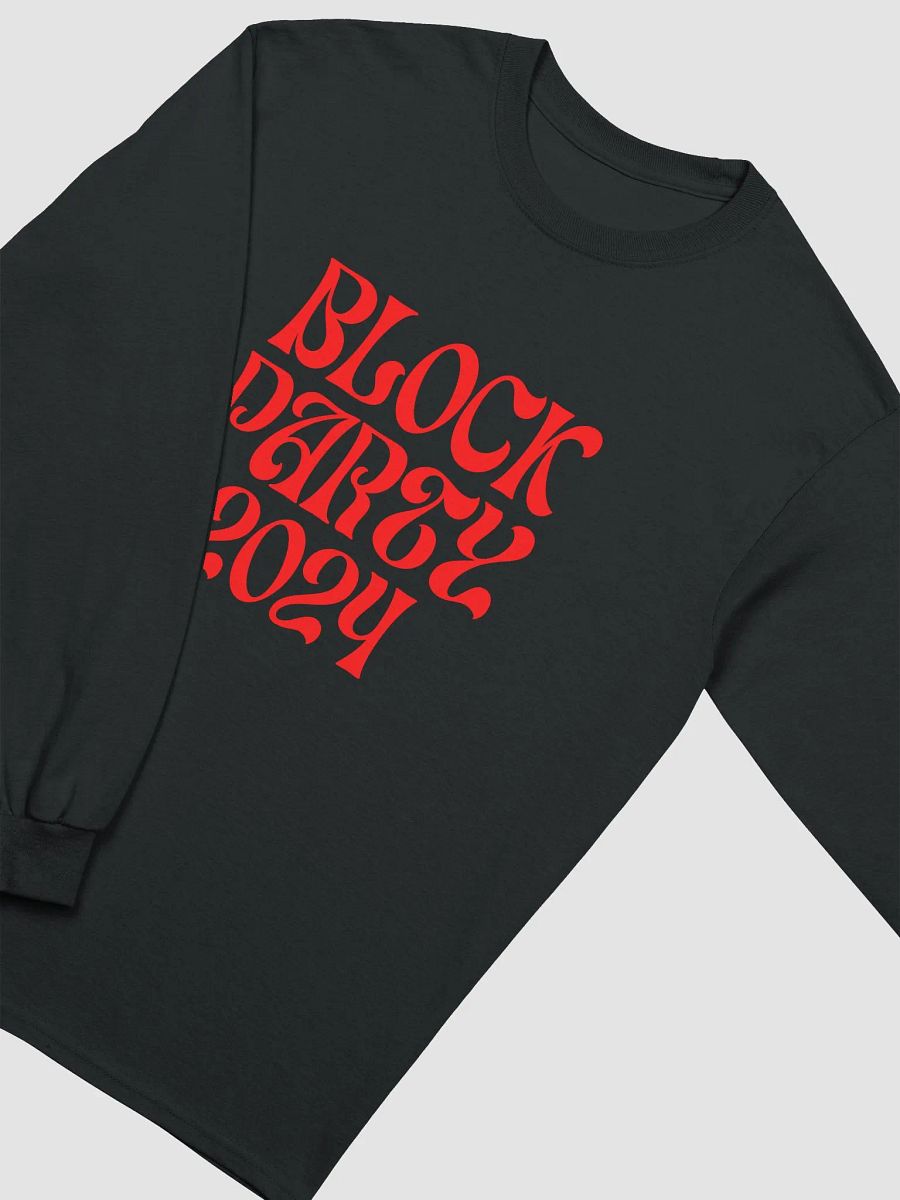 block list long sleeve t-shirt (dark) product image (3)