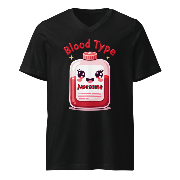 Awesome Blood Type Cartoon T-Shirt product image (1)