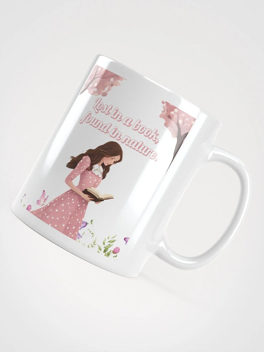 Lost In A Book, Found In Nature White Mug product image (17)