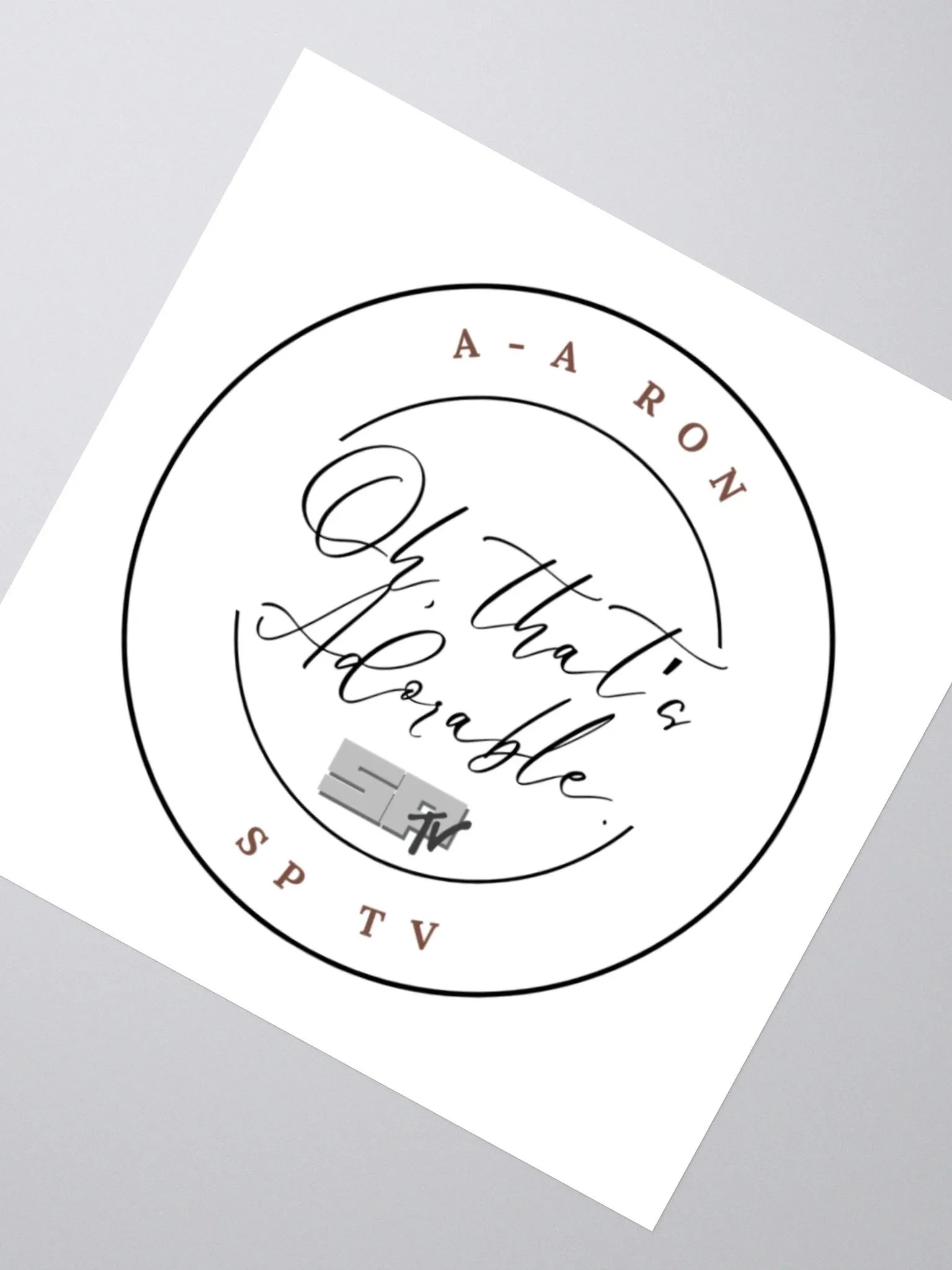 Oh That's Adorable - A-A Ron Sticker product image (6)
