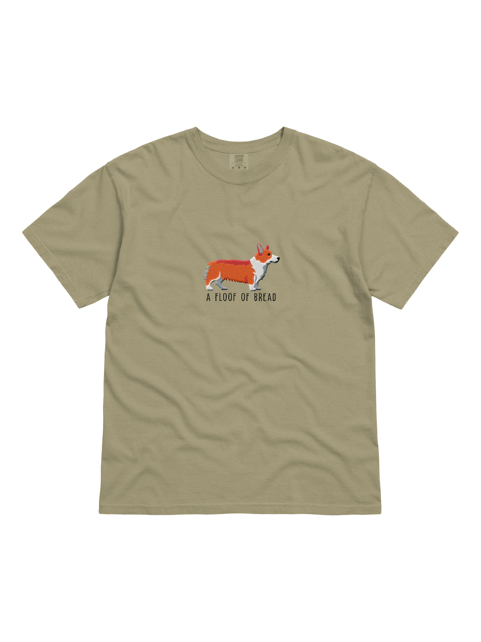 A Floof of Bread T-Shirt(Embroidered) of a Pembroke Welsh Corgi(Red) product image (11)