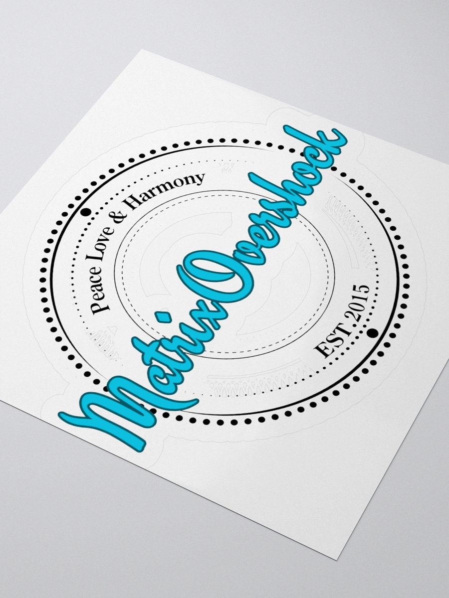 3x3 Peace, Love & Harmony Sticker product image (3)