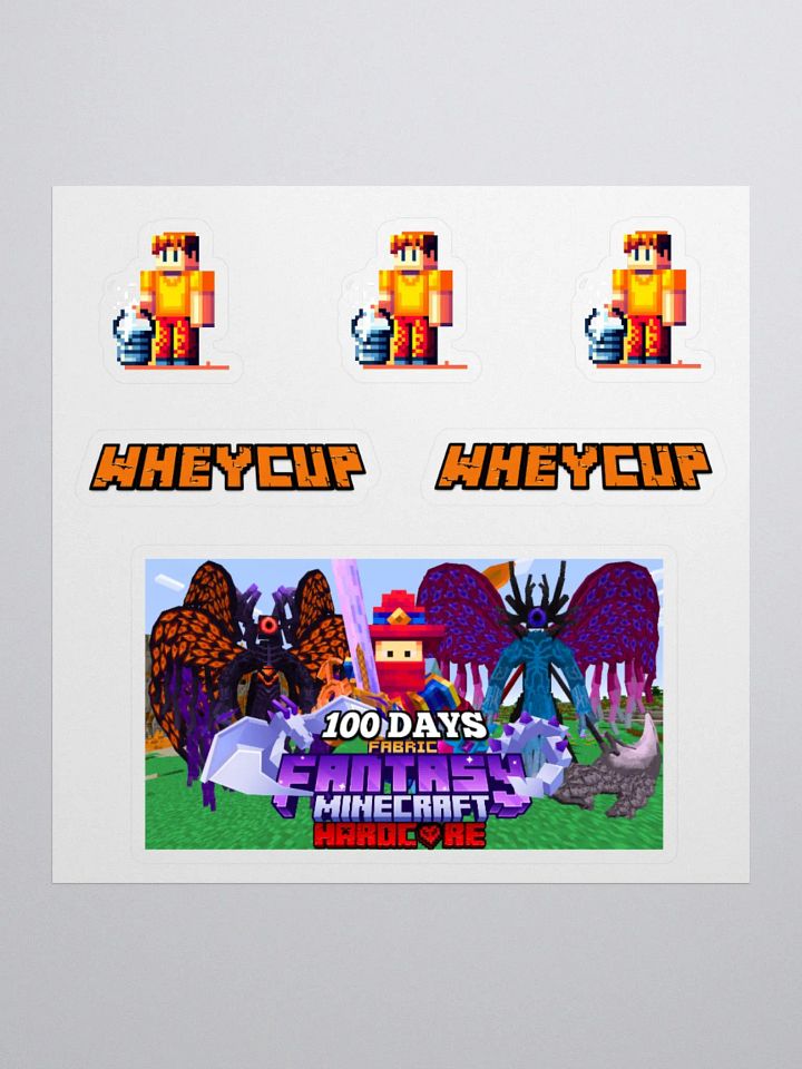 Wheycup Fantasy 100 DAYS Sticker Sheet product image (1)