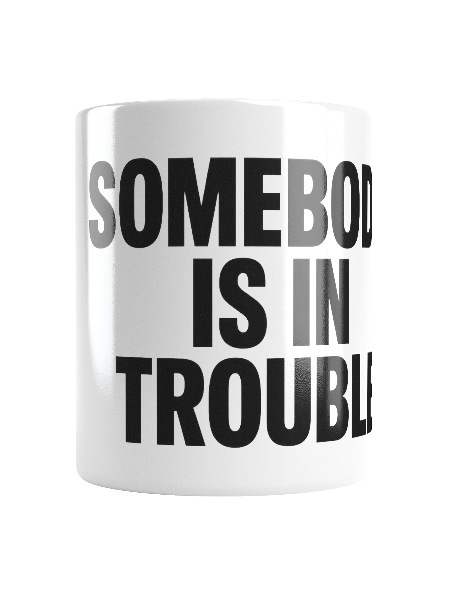 Trouble Alert White Glossy Mug product image (16)