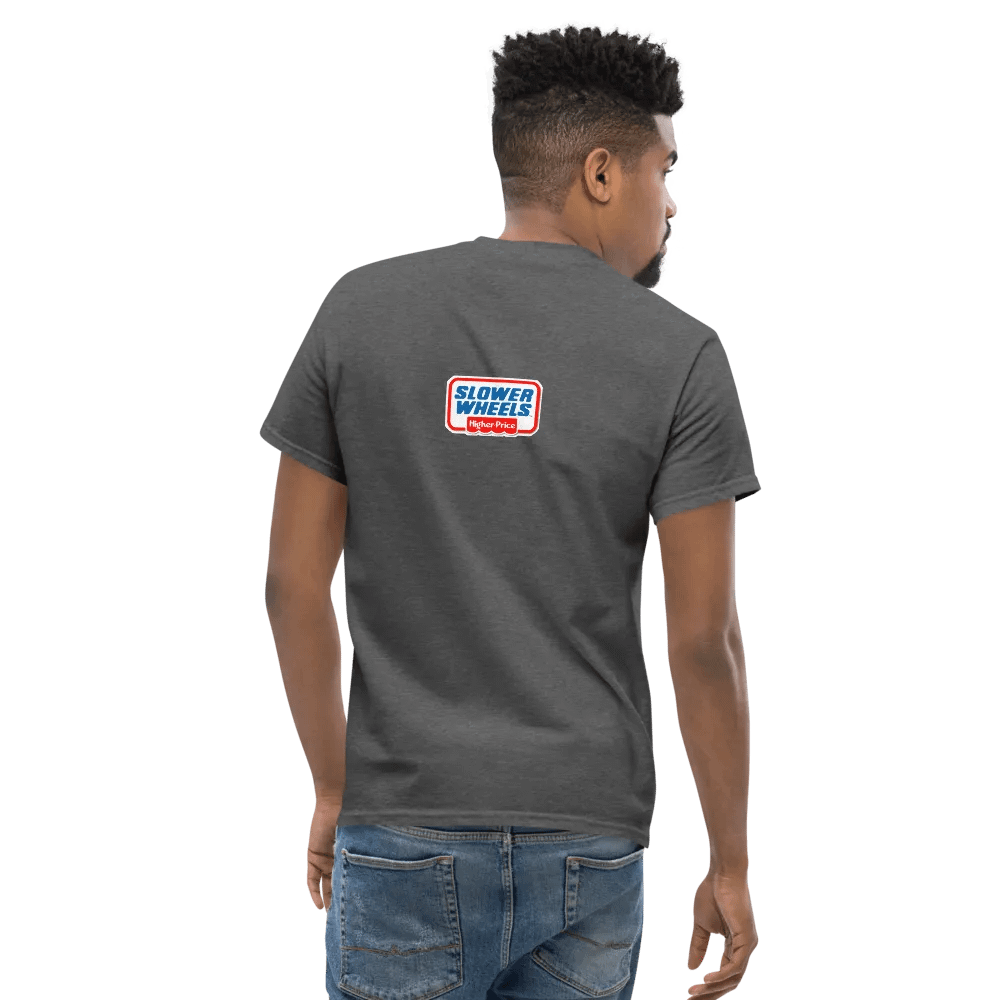 SLOWER WHEELS, HIGHER PRICE UNISEX EMBROIDERED HEAVY TEE product image (8)