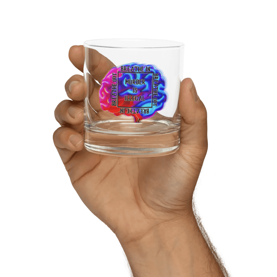 Mindful Reflections Rocks Glass product image (9)