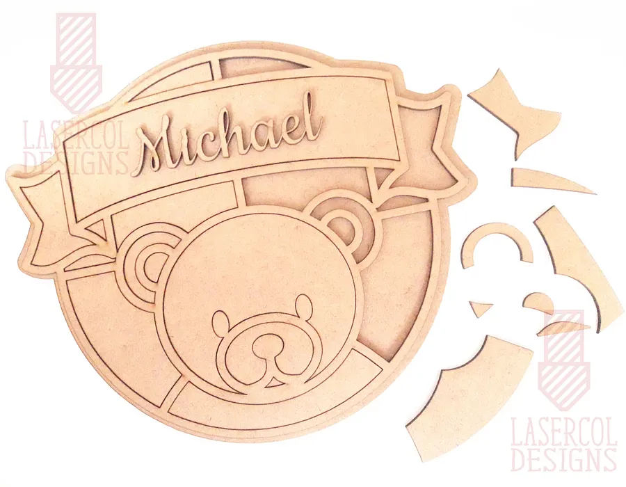 Baby Name Sign - Laser Cut Files product image (8)