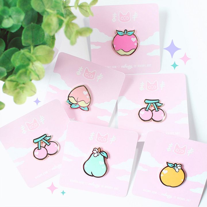 Fruit Enamel Pins product image (1)
