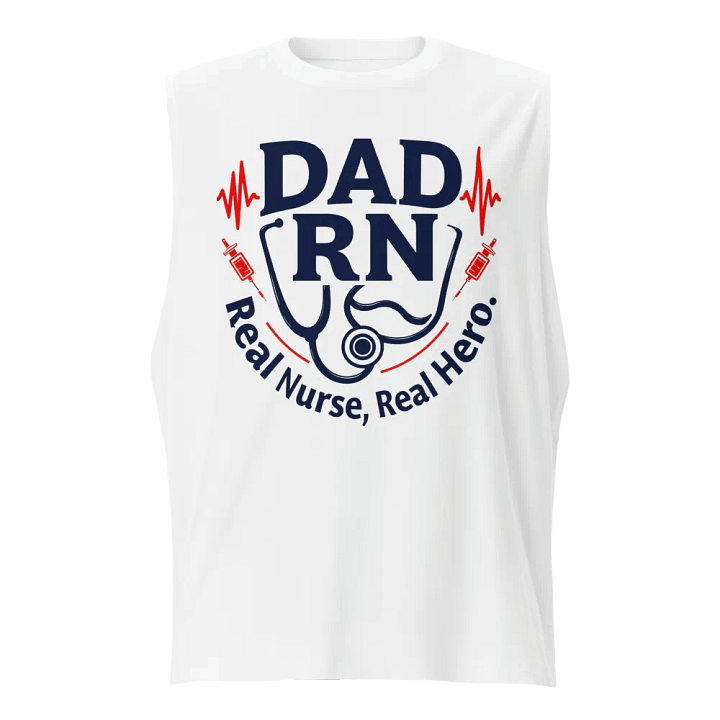 Real Nurse, Real Hero Muscle Tank product image (1)