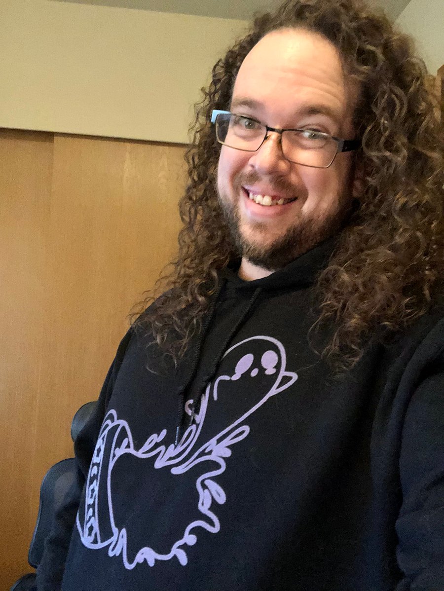 Coffee Ghost Hoodie - Purple product image (4)