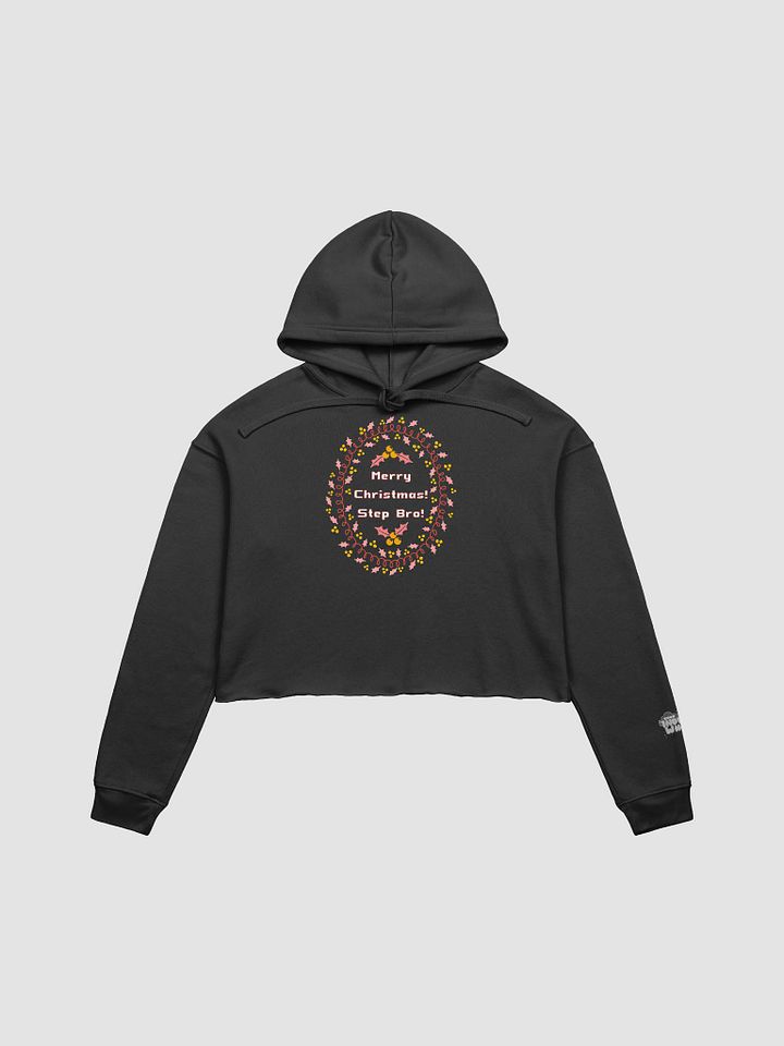 Step Bro Christmas Cropped Hoodie - Pink product image (4)