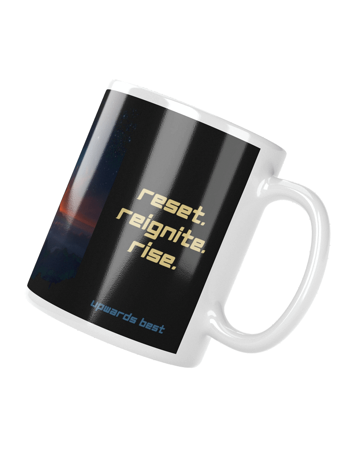 Reset. Reignite. Rise. Momentum Mug – Phoenix Cosmic product image (2)
