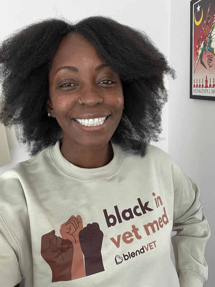 Black in Vet Med Crewneck Sweatshirt product image (1)