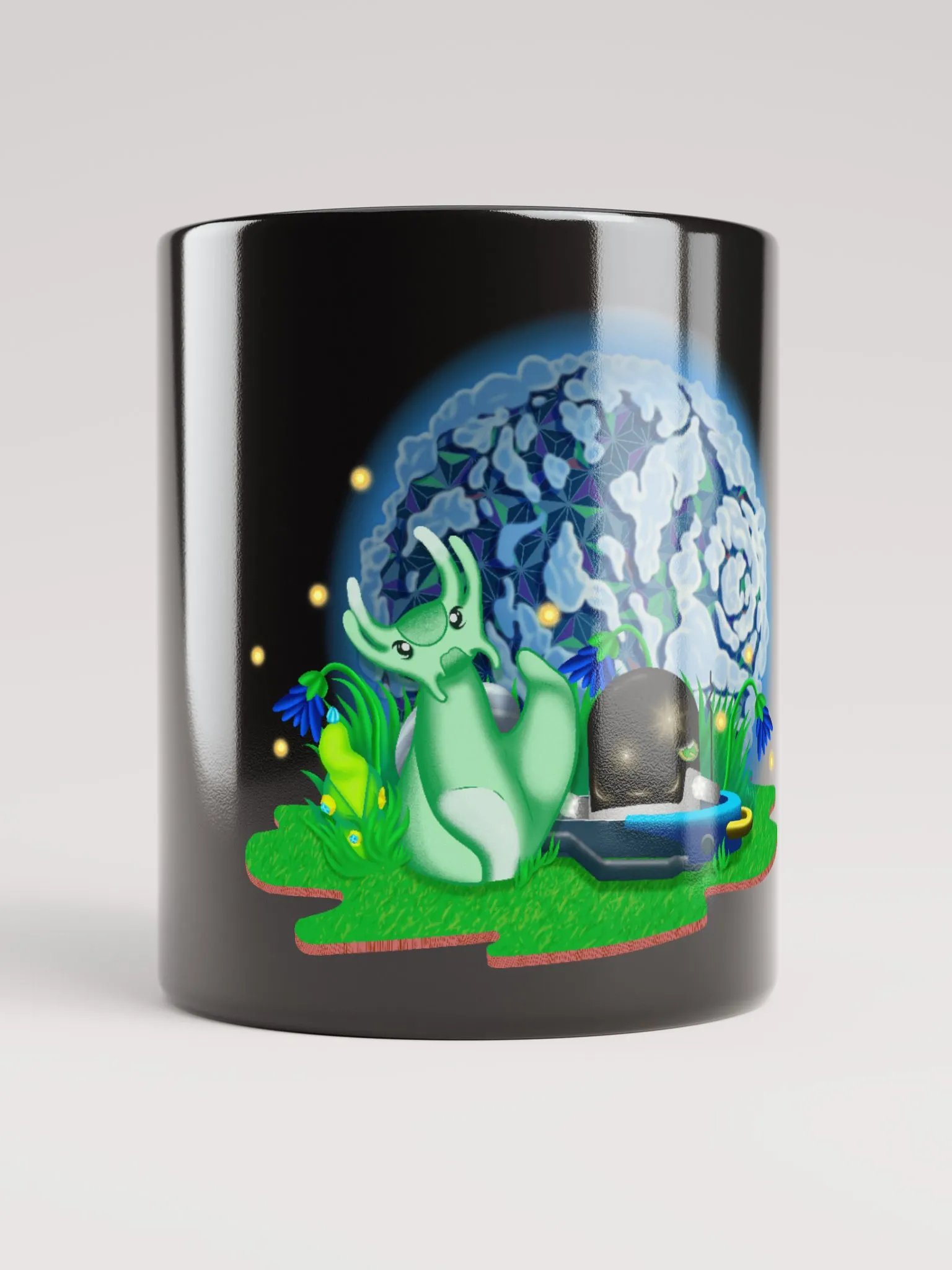 Black Mug - Sylvie with Planet product image (1)