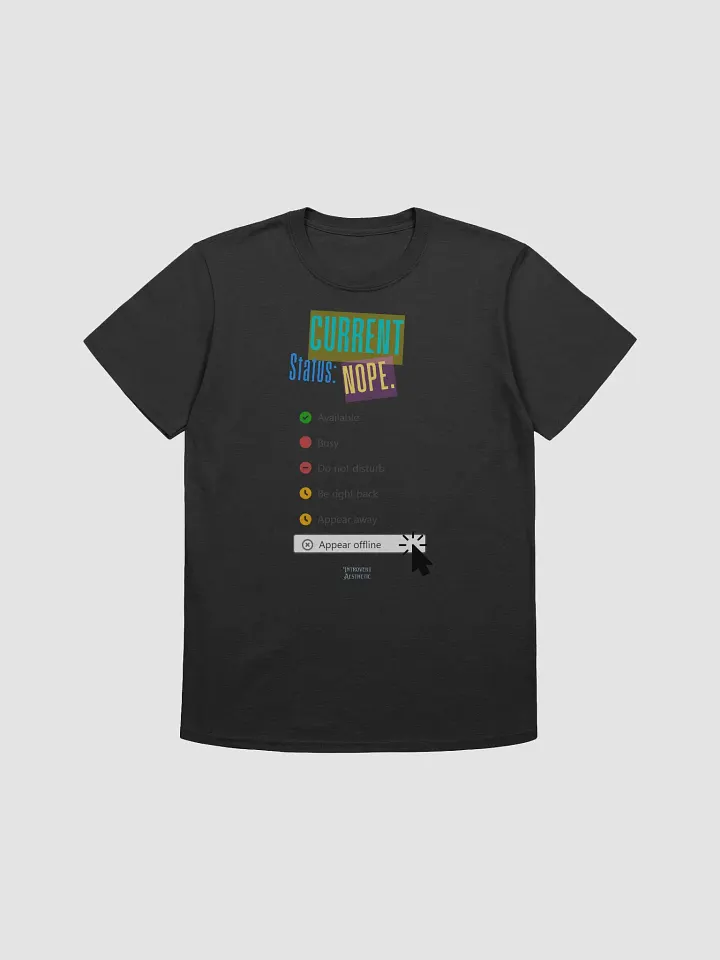 Offline Status Unisex T-Shirt product image (1)