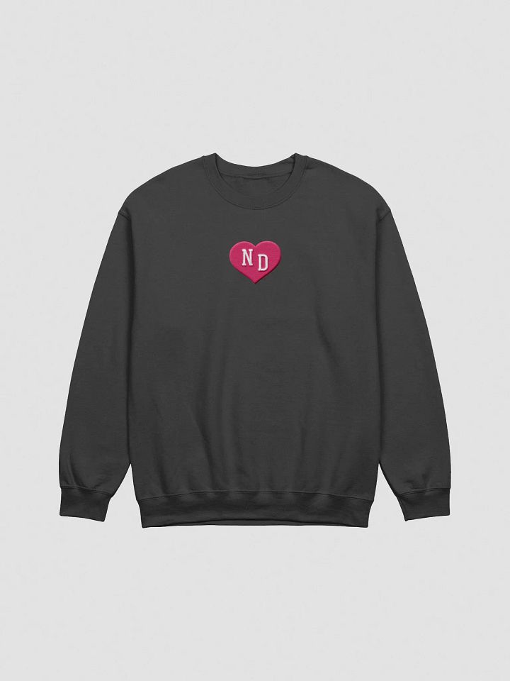 ND Heart Embroidered Sweatshirt product image (2)