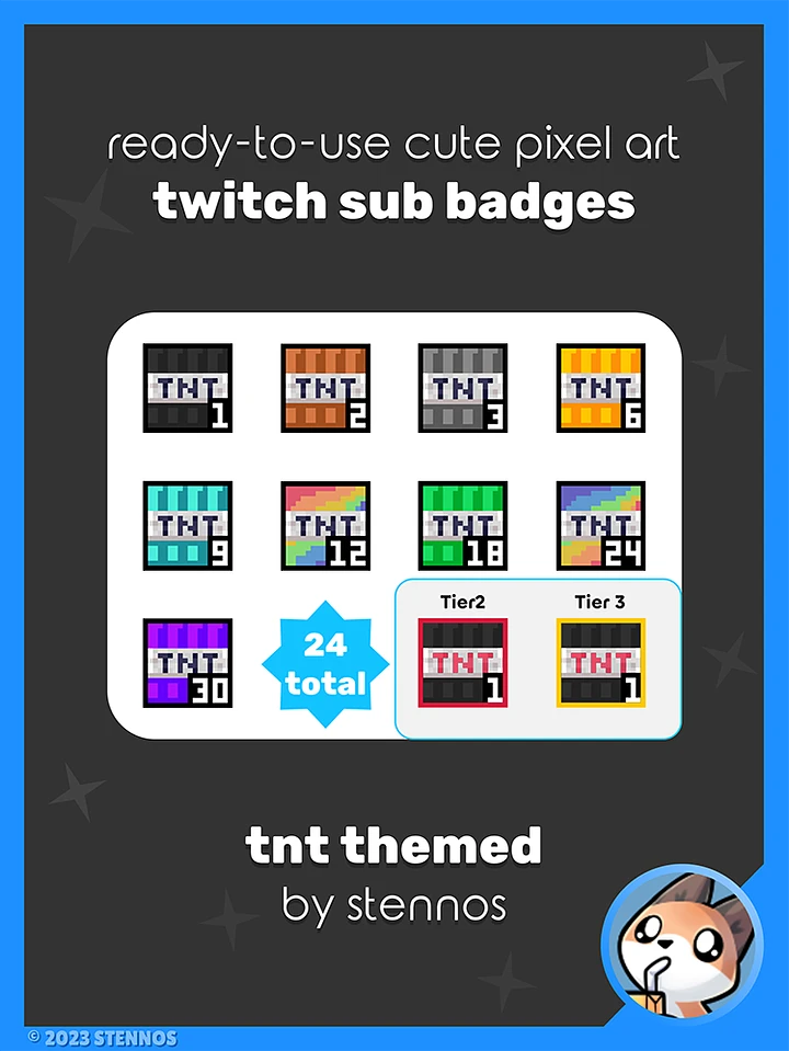 TNT Badges - Twitch Badge Pack product image (1)