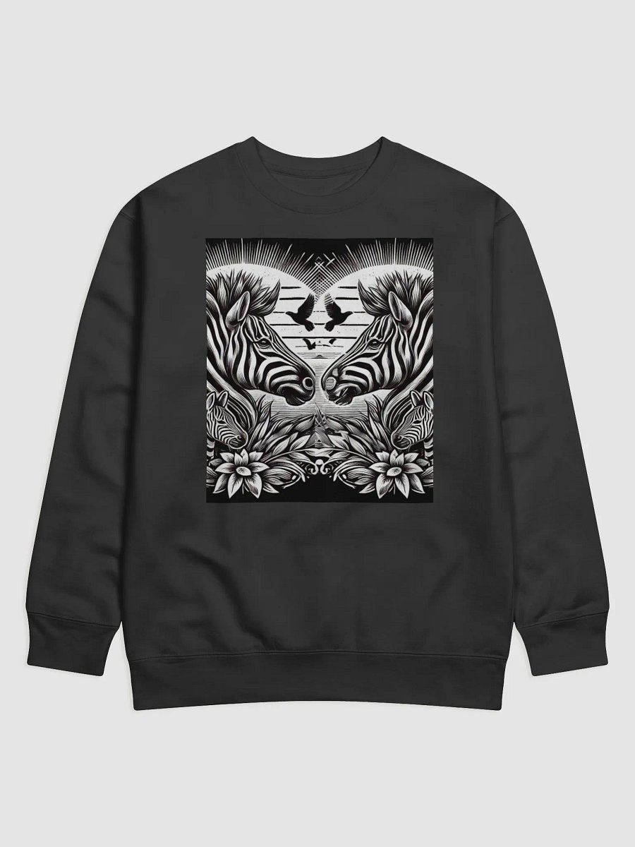 Symmetrical Zebras Premium Sweatshirt product image (1)