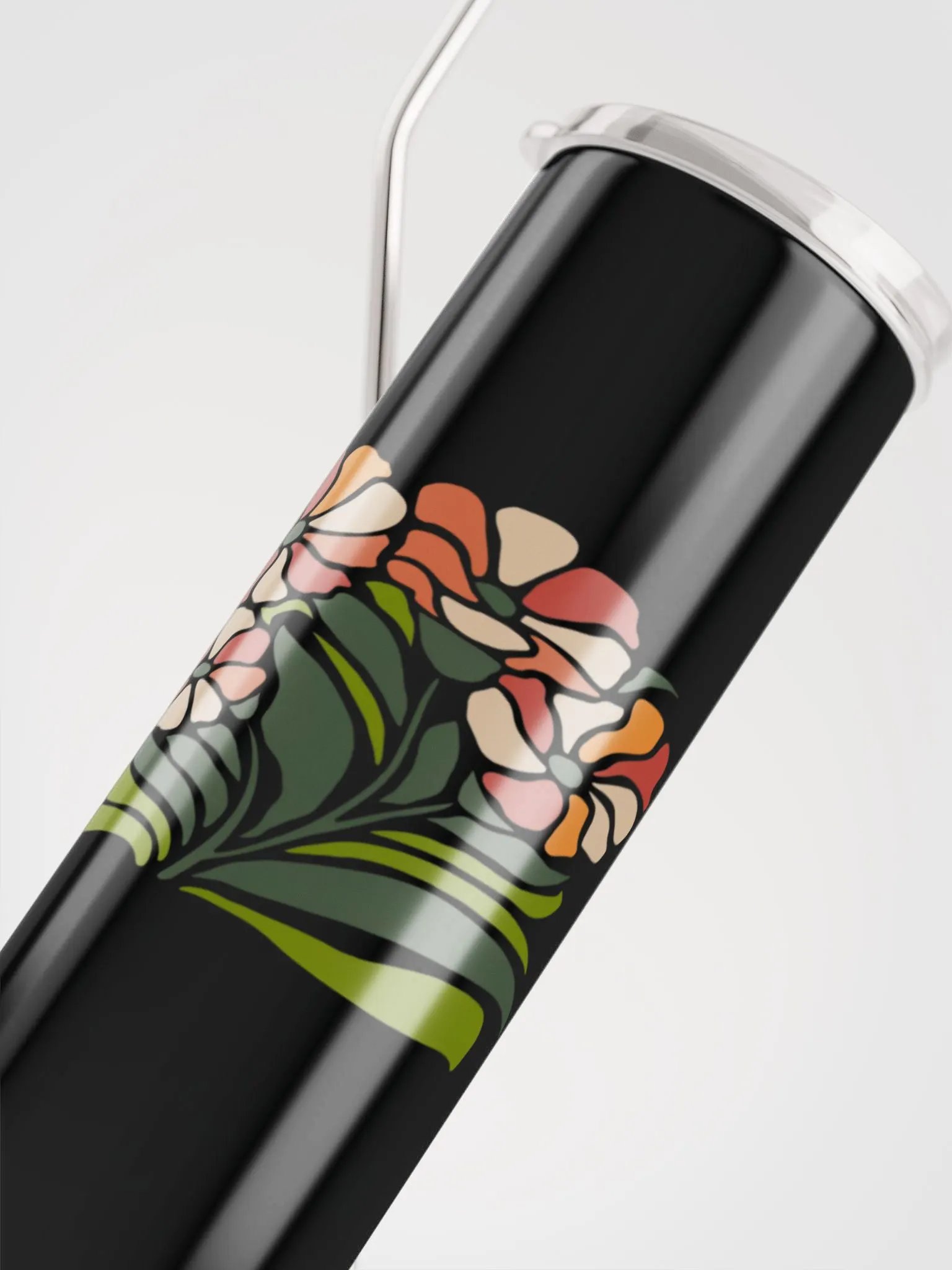Tumeur Watercolor Flowers Tumbler Wrap PNG Download,Floral Tumbler Design product image (5)