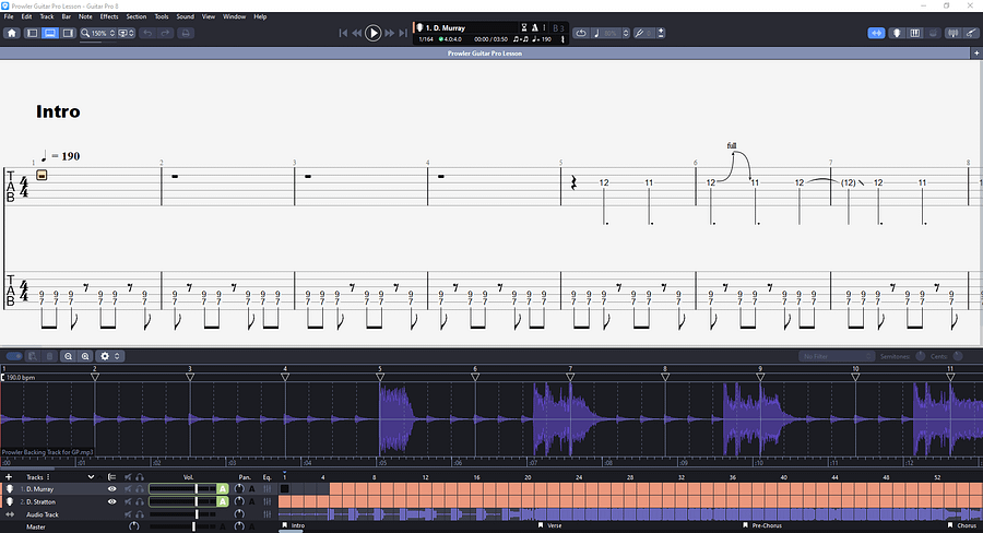 Prowler PDF TAB + Backing Track MP3 product image (3)