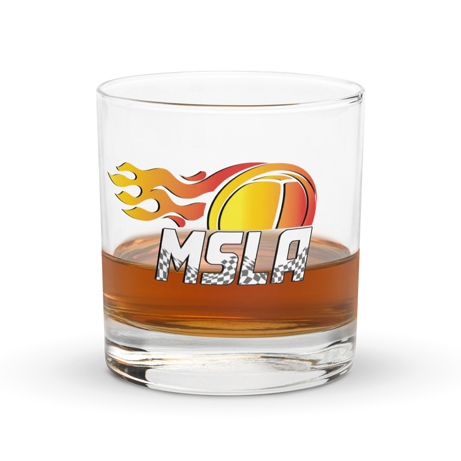 MSLA Logo Rocks Glass product image (1)