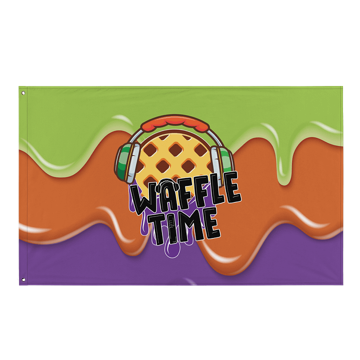 Drippy Waffle Time Flag product image (1)