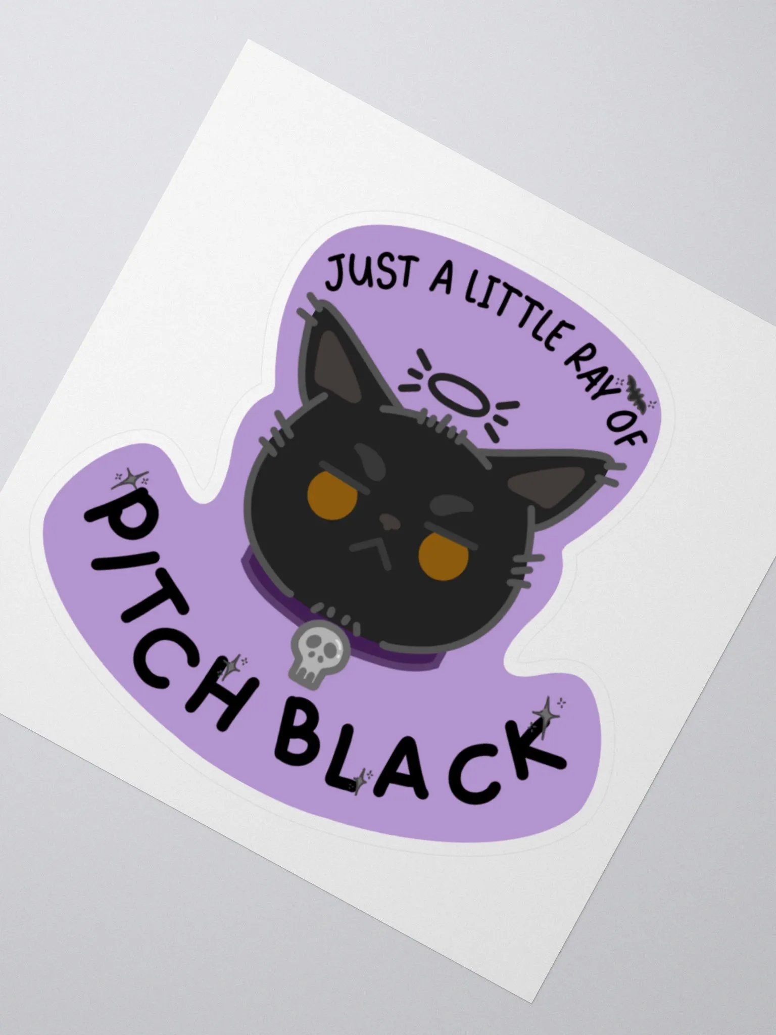 Just a Little Ray of Pitch Black Sticker product image (4)