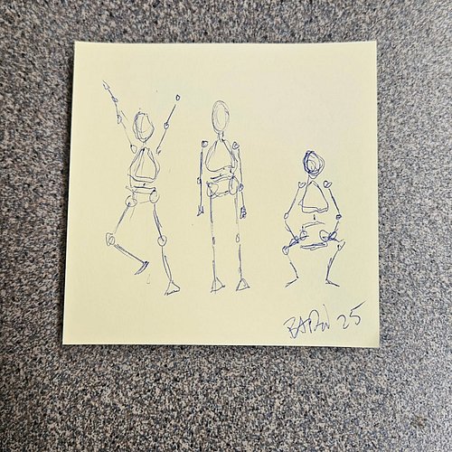 Post it anatomy practice. Im just a baby be nice hahahahaha #brianjustdoes #drawing