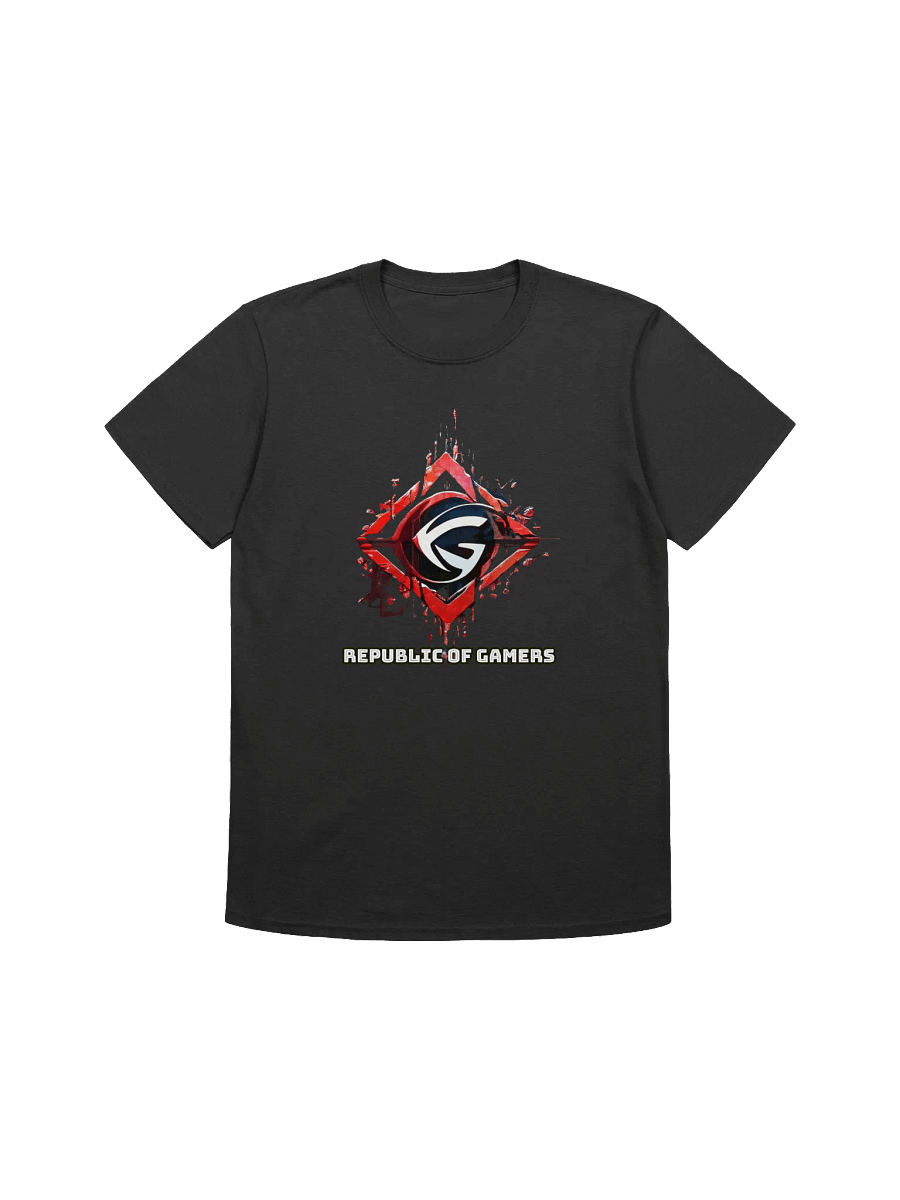 Republic of Gamers Logo T-Shirt, Trendy Gamer Tee, Perfect Gift for Gaming Enthusiasts product image (2)