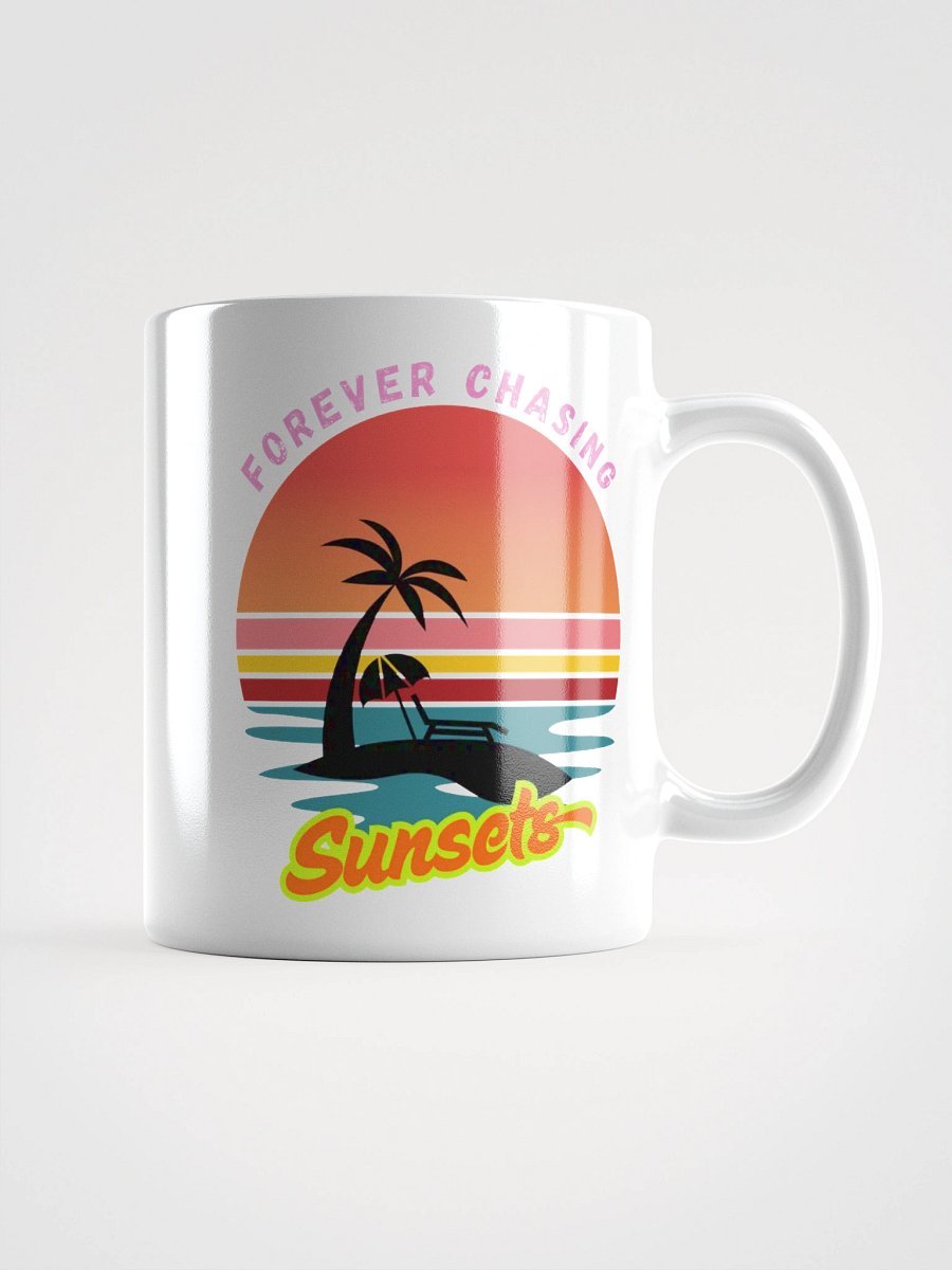 Forever Chasing Sunsets – Tropical Vibes Mug product image (1)