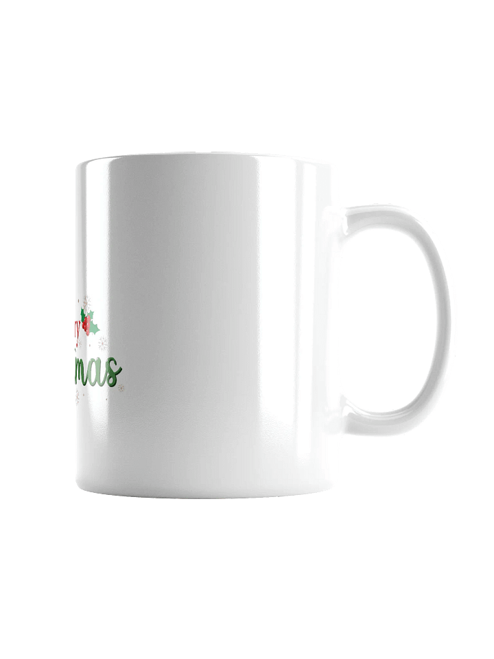 Festive Merry Christmas White Glossy Mug product image (1)