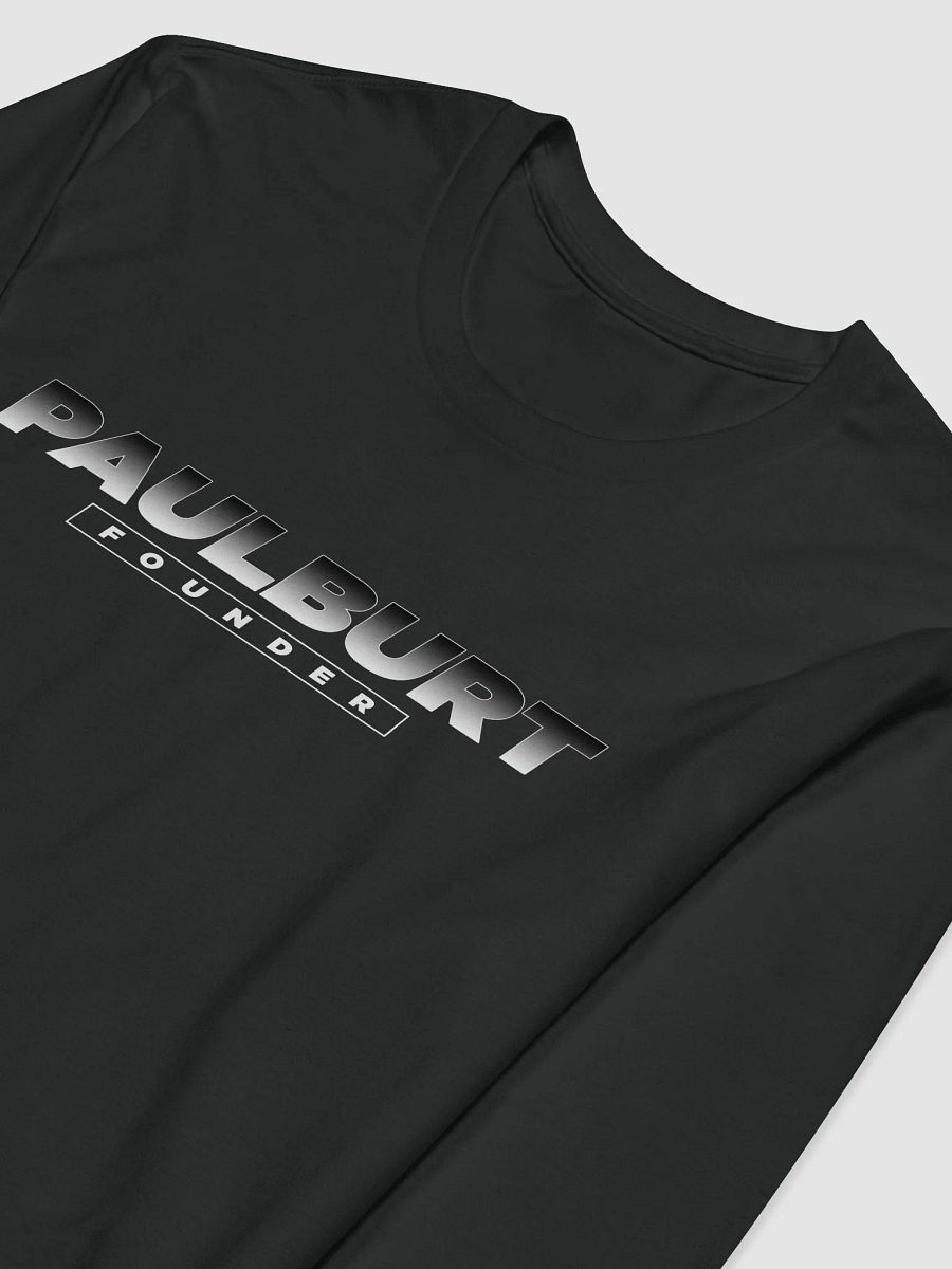 PaulBurt Founder Edition Black adn White - Fitted Long Sleeve Crew product image (3)