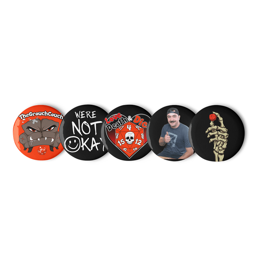 The Grouch Couch Pin Set Vol. 2 – Emotionally Chaotic Collection product image (1)