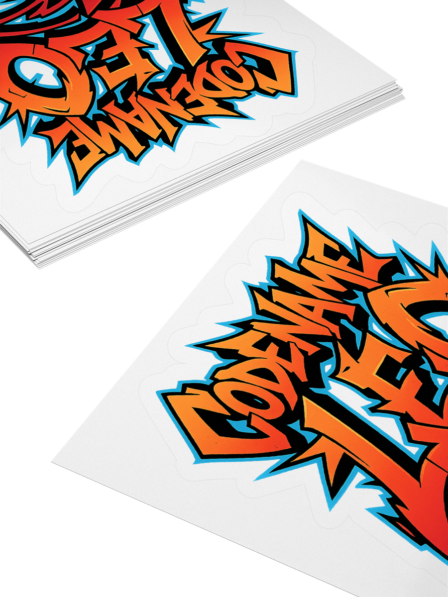 Graffiti Style Codename Leo Stickers product image (12)