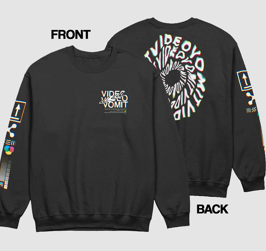 videovomit PAPERJAM crewneck sweatshirt product image (1)